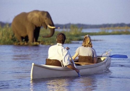 Lake Manyara canoeing