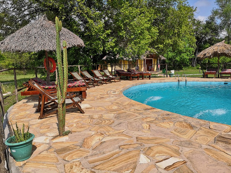 africa safari selous pool bungalow