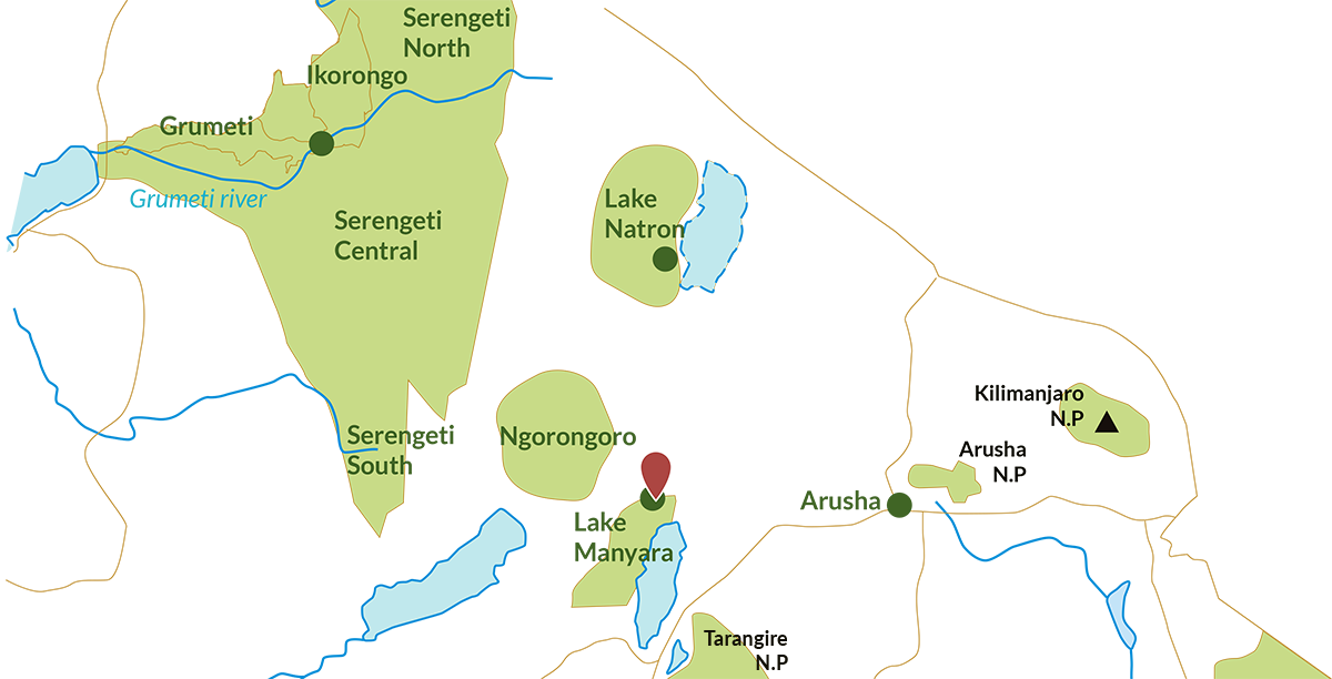 tanzania locations map web manyara